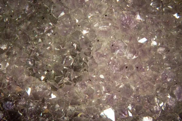 Κρύσταλλοι Αμέθυστου Κοντινό Πλάνο — Φωτογραφία Αρχείου