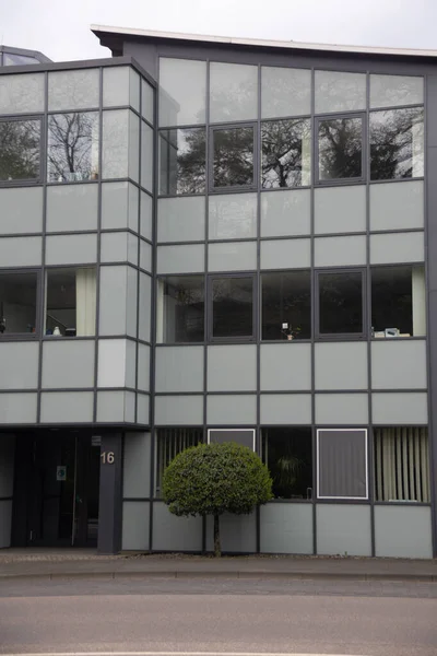 Gran Edificio Oficinas Vidrio Siegen — Foto de Stock