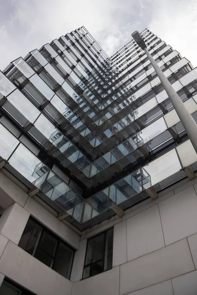 Duży Budynek Biurowy Szkła Siegen — Zdjęcie stockowe