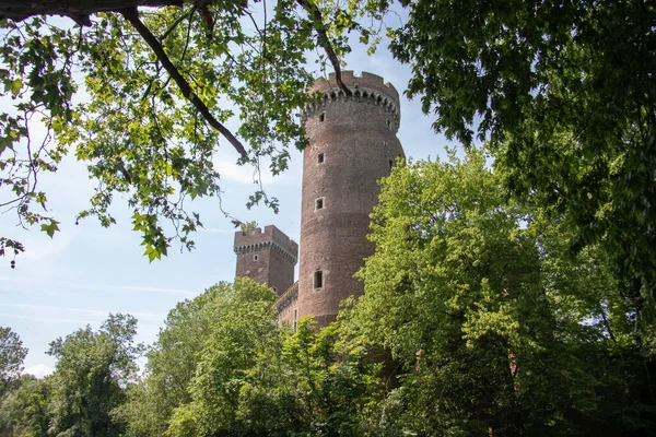 Schloss Lechernich Mit Schlosspark — Stockfoto