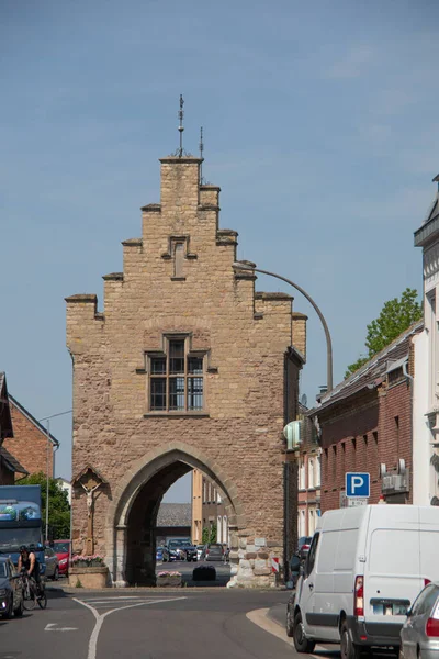 Historische Stadt Lengernich Mit Gebäuden — Stockfoto