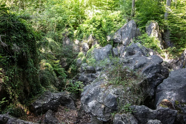 Felsenmeer Hemer Con Enormes Formaciones Rocosas Bosque —  Fotos de Stock