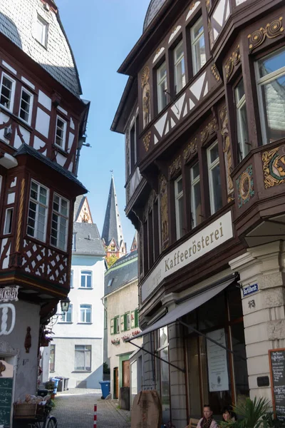 Historické Staré Město Limburgu Poloroubenými Budovami — Stock fotografie