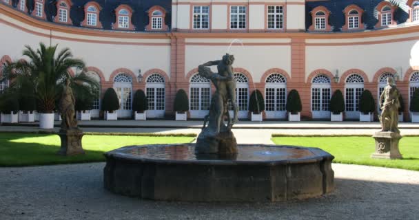 Schloss Weilburg Als Tagungshotel — Stockvideo