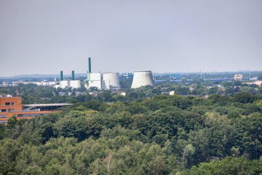 Duisburg, NRW, Almanya 'da yerel bir dinlenme alanı olarak altı göl plakası