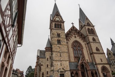 Heppenheim, Almanya 'da bir Hıristiyan kilisesi olarak Aziz Peter Katedrali