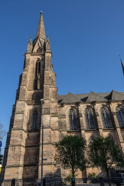 St. Elisabeth Cathedral as a christian church in Marburg in Germany