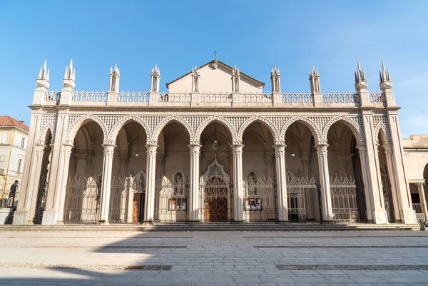Fassade Der Kathedrale Santo Stefano Auf Der Piazza Duomo Historischen — Stockfoto