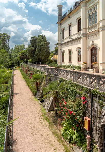 Castello Dal Pozzo Historic Resort Lake Maggiore Located Village Oleggio — Stock Photo, Image