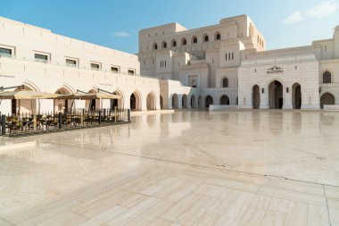 Muscat, Oman - February 11, 2020: View of Royal Opera House in Muscat, Sultanate of Oman