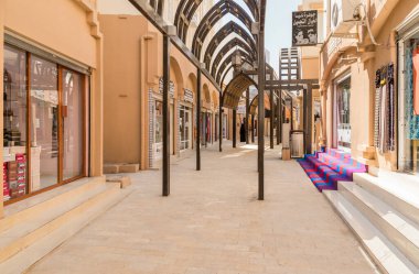 Sur, Umman - 15 Şubat 2020: Sur 'da kadın çorbası sadece kadın alıcılar için bir pazar alanı.