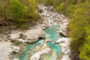 Verzasca Vadisi, İsviçre 'nin Ticino kantonundaki Locarno bölgesinde kristal berrak sular, yeşil dağlar ve kanyonlardan oluşan güzel bir doğal yerdir.