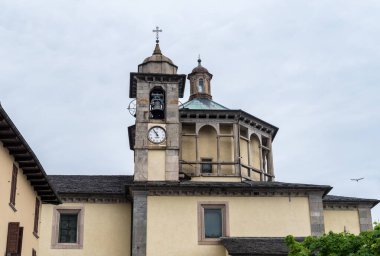 SS 'lerin sığınağı. Pieta, Cannobio, Piedmont, İtalya göl kentinde.