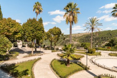 View of the Ancient Ibleo Garden in Ragusa Ibla, Sicily, Italy clipart