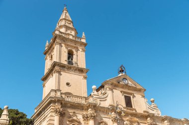 San Giovanni Katedrali. Ragusa, Sicilya, İtalya 'nın merkezinde.
