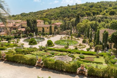 Collodi 'deki tarihi Garzoni Bahçesi, Pistoia ili, Tuscany, İtalya.
