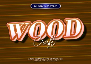 Tahta ustası metin efekti biçimi