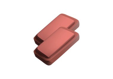 Chocolate. Pieces, shavings, cocoa fruit. 3d realistic vector icon design