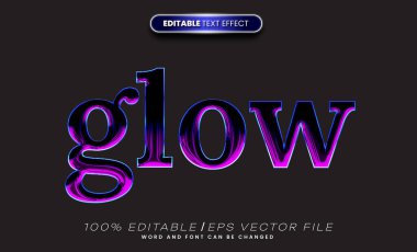 Hafif çelik etkisi. 3d düzenlenebilir krom metin efekti.