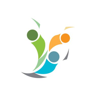 Evlat Edinme ve Toplum Bakımı Logo şablonu vektörü