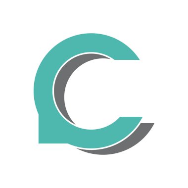 İletişim sohbet logo vektör çizimi