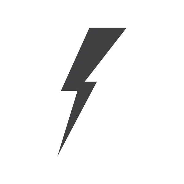 Lightning Icon Flash Logo Vector Illustration — Stock Vector
