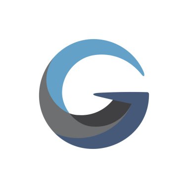 G Harfi şablon vektör simgesi tasarımı 