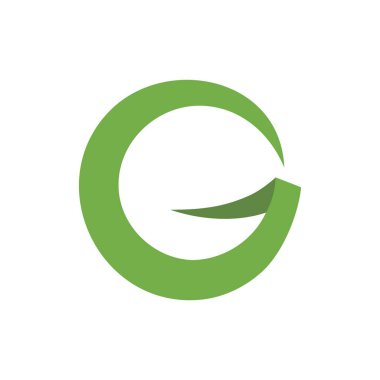 G Harfi şablon vektör simgesi tasarımı 