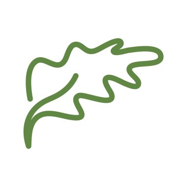 Sonbahar meşe yaprağı logosu ve meşe ağacı logosu. Düzenleme vektör illüstrasyonuyla.