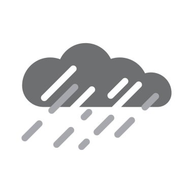 Modern konsept olan yağmur logosu tasarımı: Basit yağmur logosu: 124; premium vektör