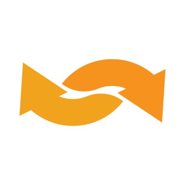 Çember logo vektör şablonu çizim tasarımı