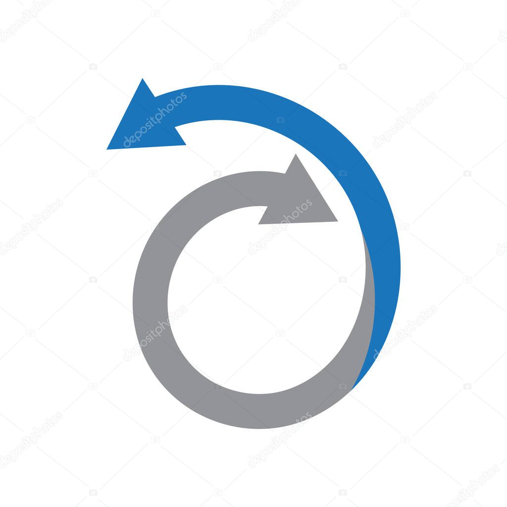 Circle logo vector icon template illustration design