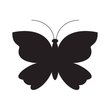 Güzellik Kelebeği Logo Şablonu Vektör simgesi tasarımı