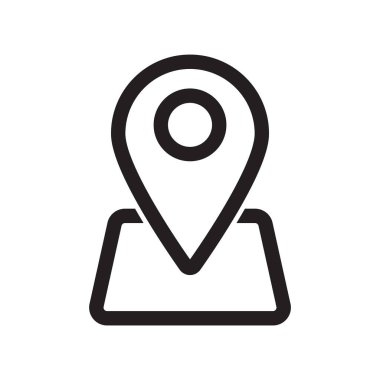 Konum noktası Logo şablon resimlemesi