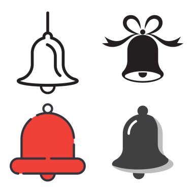 Bell logo vektör şablonu çizim tasarımı