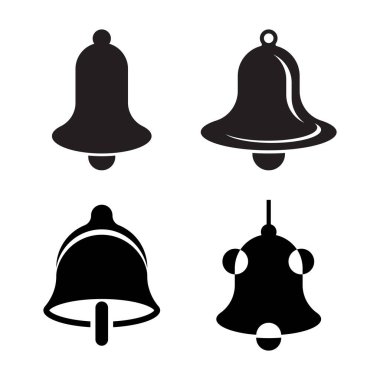 Bell logo vektör şablonu çizim tasarımı