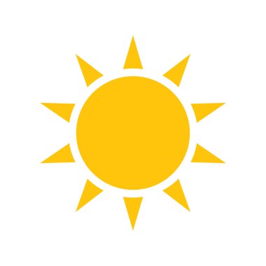 Güneş Logosu Simgesi Resim Tasarımı 