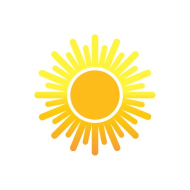 Güneş Logosu Simgesi Resim Tasarımı 