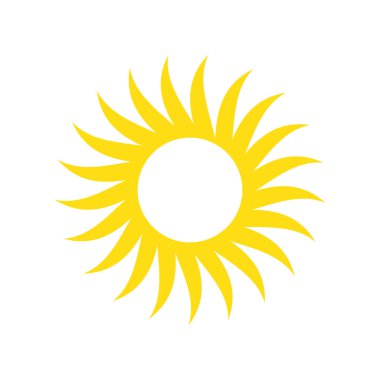 Güneş Logosu Simgesi Resim Tasarımı 