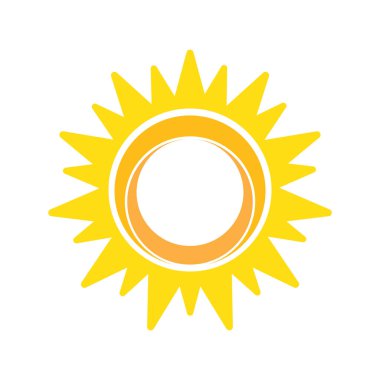 Güneş Logosu Simgesi Resim Tasarımı 