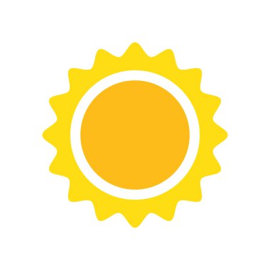 Güneş Logosu Simgesi Resim Tasarımı 