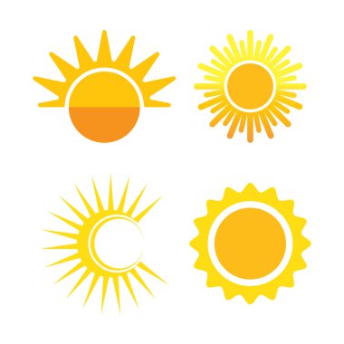 Güneş Logosu Simgesi Resim Tasarımı 