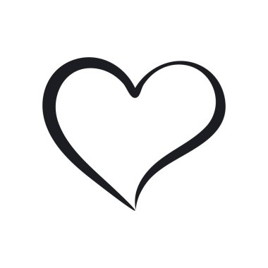 Sevgililer Günü Romantik Aşk Logosu Resim Tasarımı