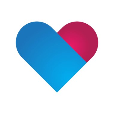 Sevgililer Günü Romantik Aşk Logosu Resim Tasarımı