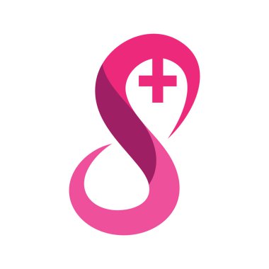 Kadınlar için logo şablonu çizim tasarımı