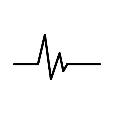 ses dalgası grafik logo şablonu simgesi