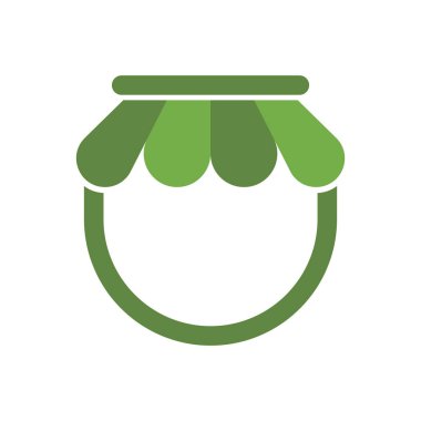 Dükkan Meşguliyeti Logo Şablonu Resim Simgesi Tasarımı