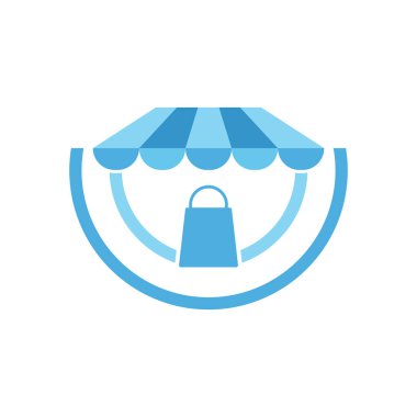 Dükkan Meşguliyeti Logo Şablonu Resim Simgesi Tasarımı