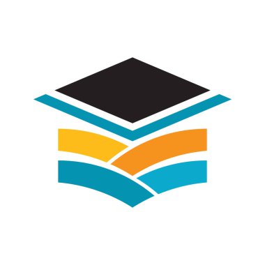 Toga Eğitim Akademik Mezuniyet Logosu Şablon Tasarımı
