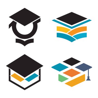 Toga Eğitim Akademik Mezuniyet Logosu Şablon Tasarımı